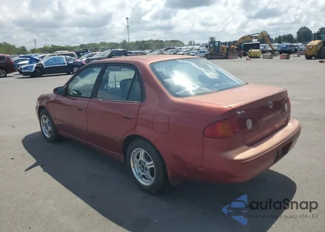 2001 Toyota Corolla Ce из США, поврежденный, VIN 2T1BR12E61C486558